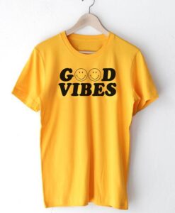 Good Vibes Smiley T Shirt thd