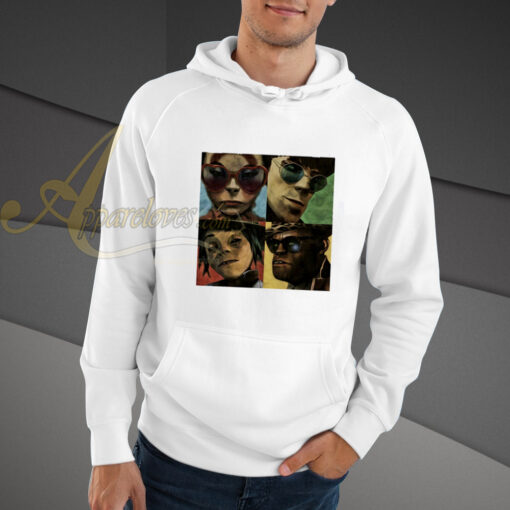 Gorillaz 90s Dark Grunge hoodie