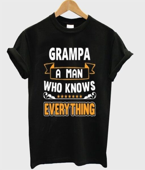 Grampa A Man Tshirt ZNF08