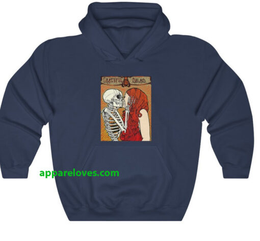 Grateful Dead Kissing Skeleton Hoodie THD