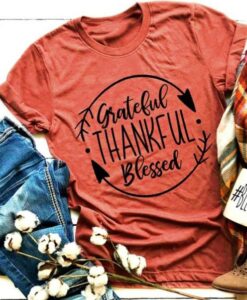 Grateful Thankful Blessed Tee