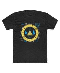 Gravity Falls Bill Cipher Zodiac T-Shirt Men's