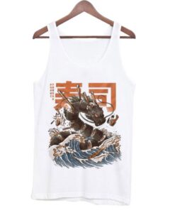 Great Sushi Dragon Tank Top ZNF08