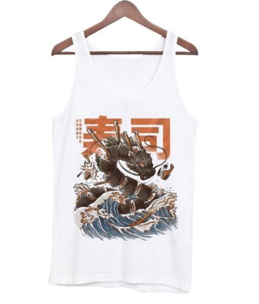 Great Sushi Dragon Tanktop ZNF08