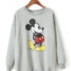 Grey Mickey Mouse SWEATSHIRT ZNF08