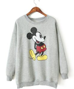 Grey Mickey Mouse SWEATSHIRT ZNF08