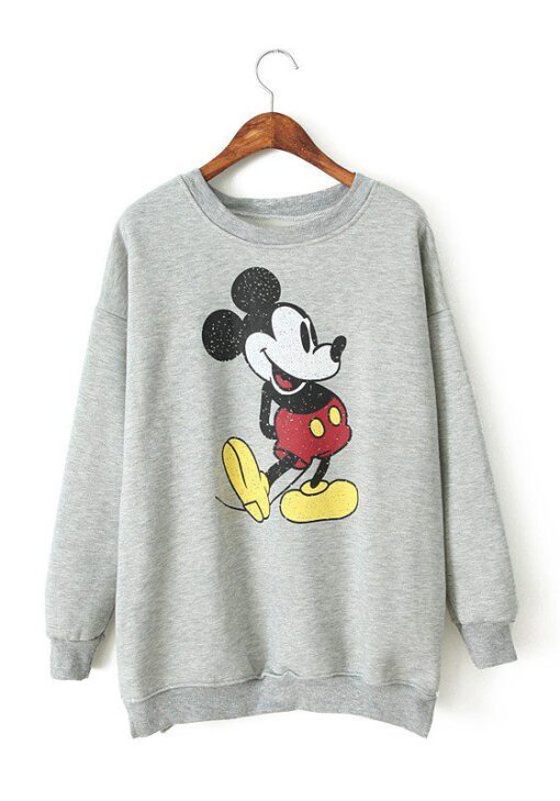 Grey Mickey Mouse SWEATSHIRT ZNF08