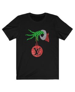 Grinch Hand Holding Louis Short Sleeve Tee