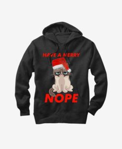 Grumpy Cat Have a Merry Nope Hoodie ZNF08