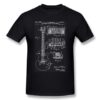 Guitar Blue Print T-shirt DAP