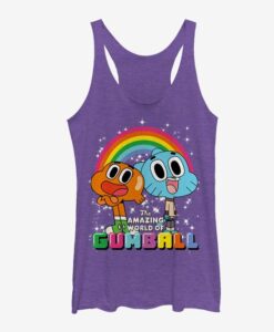 Gumball Darwin Rainbow Girls Tanks ZNF08