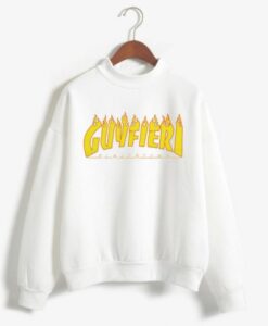 Guy Fieri X Thrasher white sweatshirt