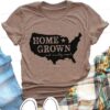 HOME GROWN USA Tee Shirt ZNF08