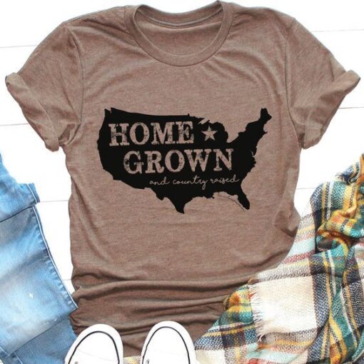 HOME GROWN USA Tee Shirt ZNF08