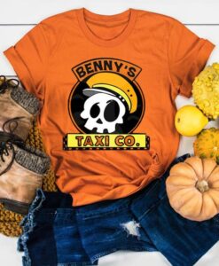 Halloween Benny's Taxi Co. T-Shirt ZNF08