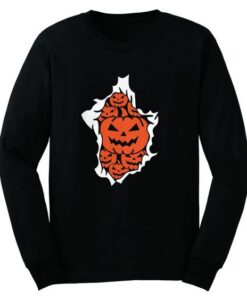 Halloween Pumpkins Burst Sweatshirt ZNF08