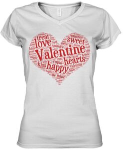 Happy Valentines Day Design Tees ZNF08