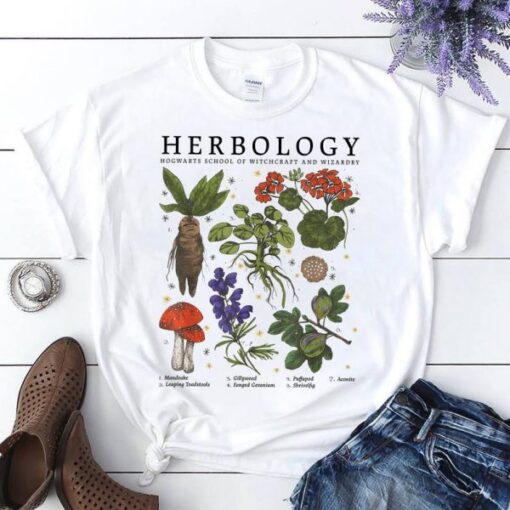 Harry Potter Herbology Plants T Shirt