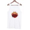 Heart in flames tank top AY