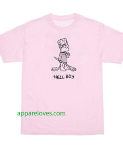 Hellboy Bart Simpson T Shirt thd