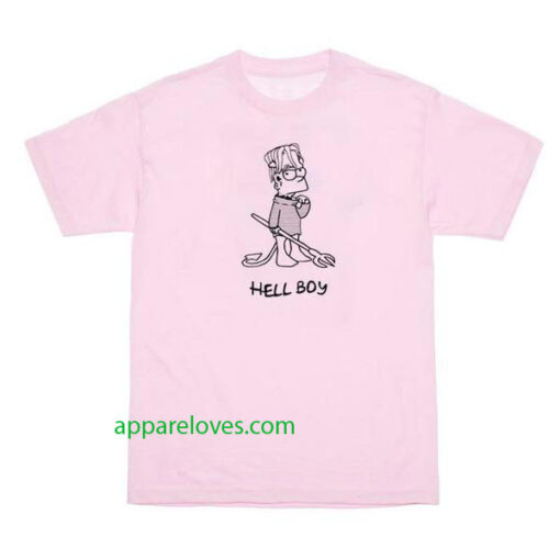 Hellboy Bart Simpson T Shirt thd