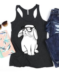 Hipster Rabbit Womens Tank Top ZNF08