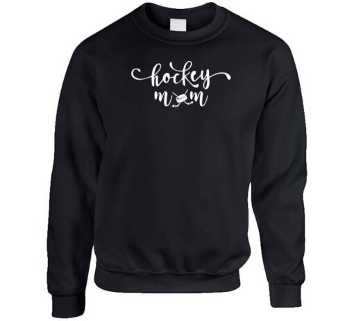 Hockey Mom Sticks Puck Sweatshirt