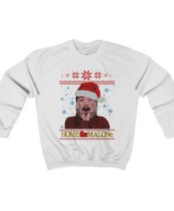 Home Malone Funny Post Malone Ugly Christmas Sweatshirt ZNF08