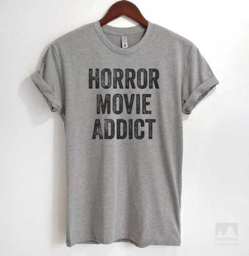 Horror Movie Addict T-shirt ZNF08