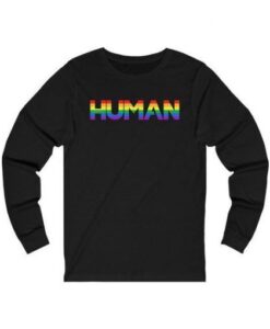 Human Rainbow LBGT Gay Pride sweatshirt ZNF08