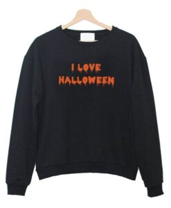 I Love Halloween Sweatshirt ZNF08