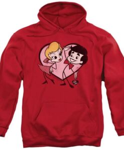 I Love Lucy - Cartoon Love HOODIE ZNF08