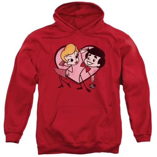 I Love Lucy - Cartoon Love HOODIE ZNF08