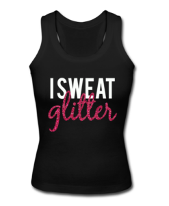 I Sweat Glitter Tanktop AY