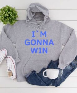 IM GONNA WIN Grey Hoodie ZNF08