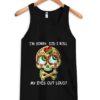 Im Sorry Did I Roll My Eyes Out Loud Skull Tanktop ZNF08