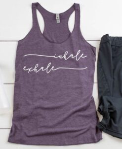 Inhale Exhale Yoga Racerback Tank ZNF08