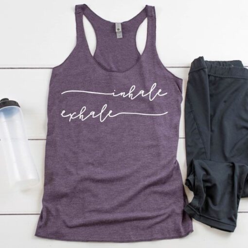 Inhale Exhale Yoga Racerback Tank ZNF08