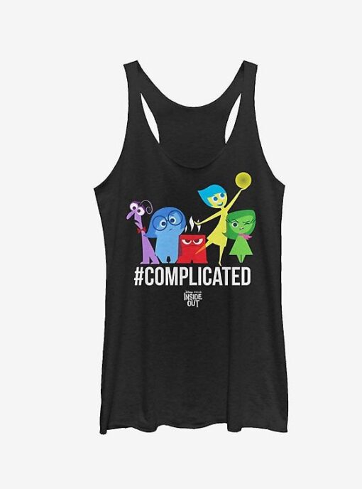 Inside Out Complicated Emotions Girls Tanks ZNF08