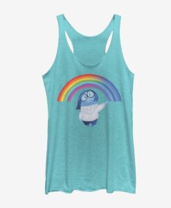 Inside Out Sadness Rainbow Girls Tanks ZNF08