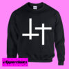 Inverted Cross Sweatshirt Men And Women