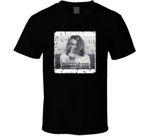 Johnny Depp Distressed Mugshot Blow Movie T Shirt