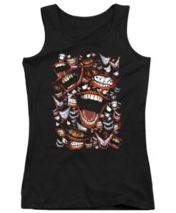 Joker Laugh Repeat Black Tanktop ZNF08