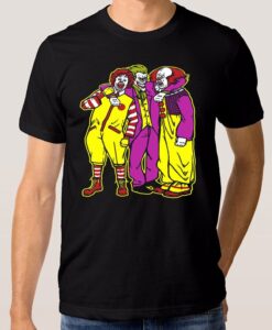 Joker with Pennywise and Ronald Art T-Shirt