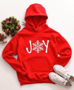 Joy Christmas Red Hoodie ZNF08