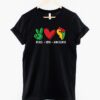 Juneteenth T-Shirt, Peace Love Juneteenth Shirt