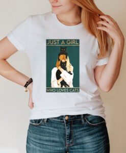 Just A Girl Who Loves Cats Awesome T-Shirt