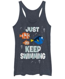 Just Keep Swimming Racerback Tank ZNF08