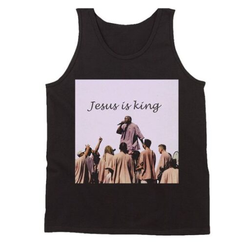 Kanye West Jesus Is King Men's Tank Top DAP