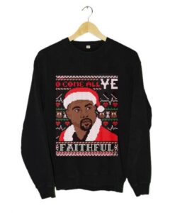 Kanye West Ugly Christmas Sweatshirt KM